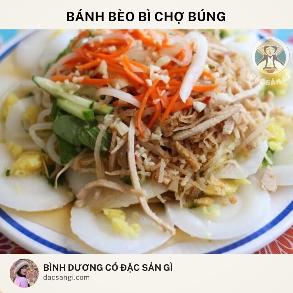 Đặc sản bánh bèo bì Chợ Búng