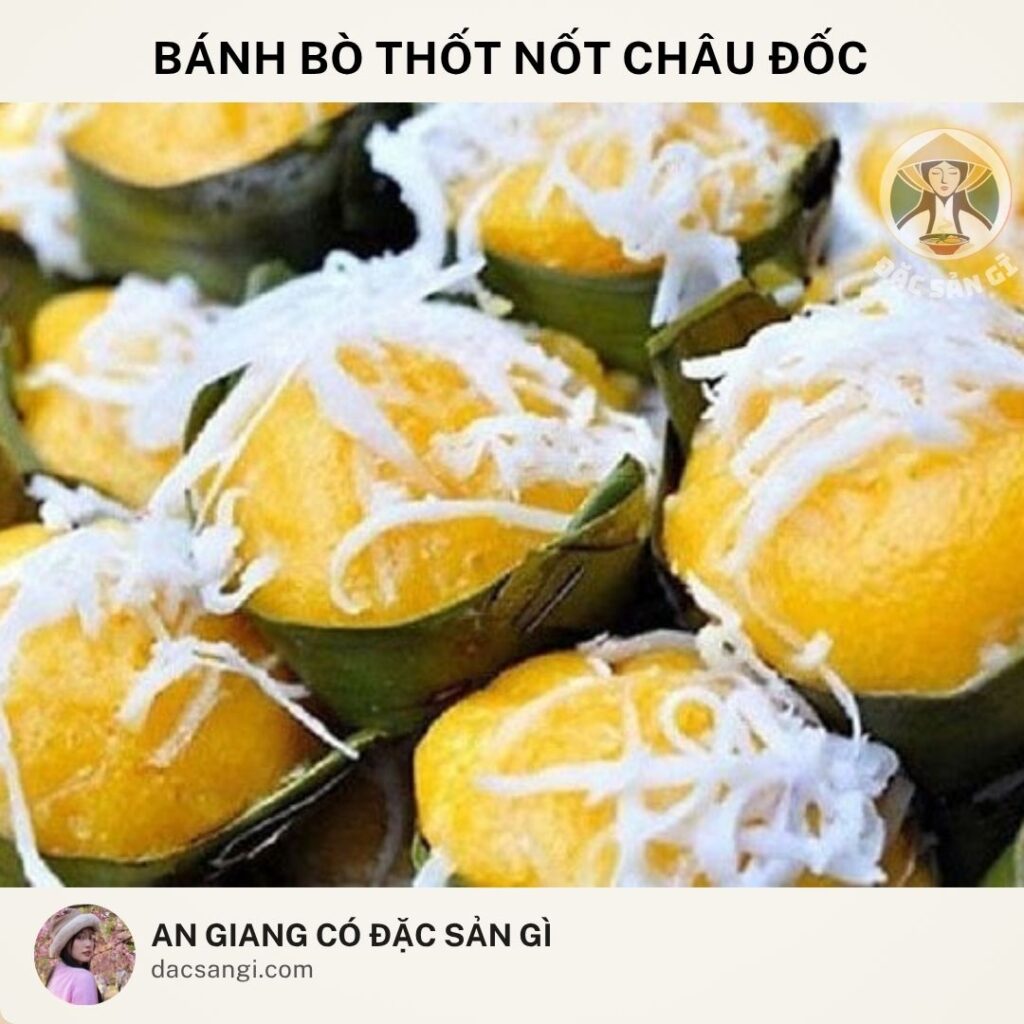 Đặc sản Bánh bò thốt nốt Châu Đốc