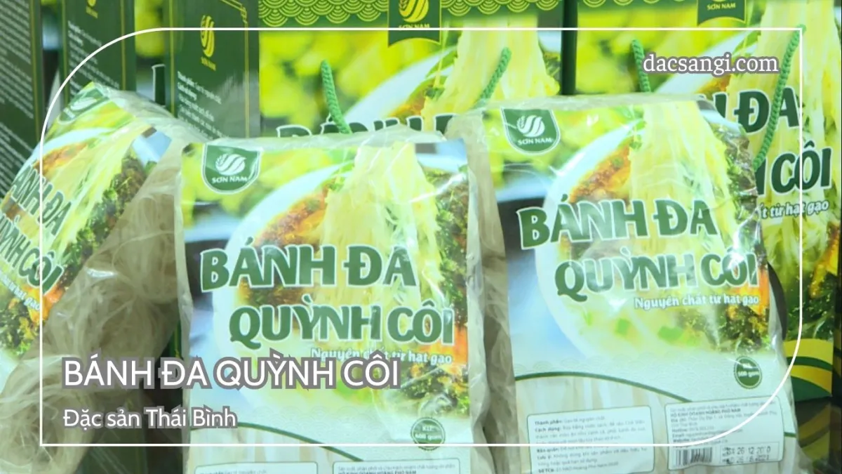Thái Bình có đặc sản gì? Top 19 đặc sản Thái Bình nên thử và mua về làm quà Đặc sản bánh đa Quỳnh Côi