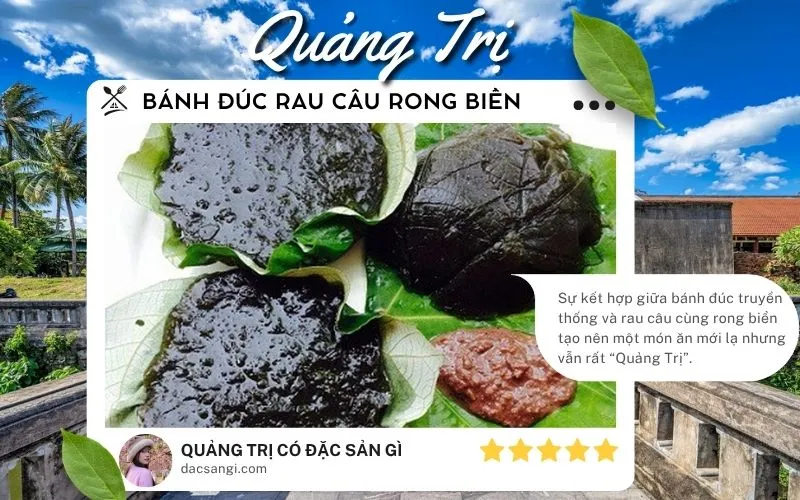 Quảng Trị có đặc sản gì? Gợi ý 18 đặc sản Quảng Trị nên thử và mua về làm quà Đặc sản Bánh đúc rau câu rong biển Quảng Trị