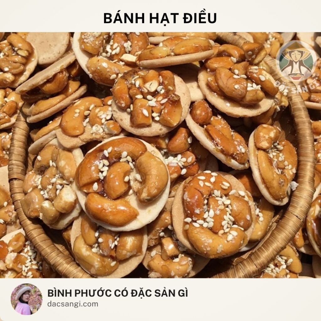 Đặc sản bánh hạt điều Bình Phước