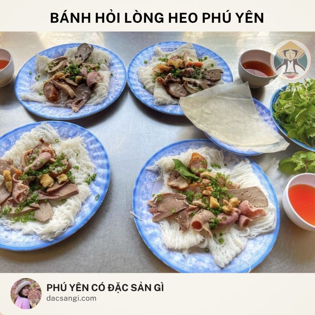 Đặc sản bánh hỏi lòng heo Phú Yên