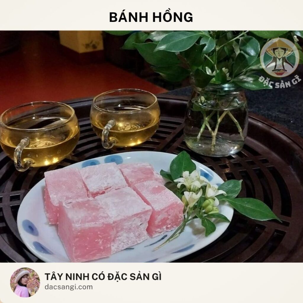 Đặc sản bánh hồng Tây Ninh