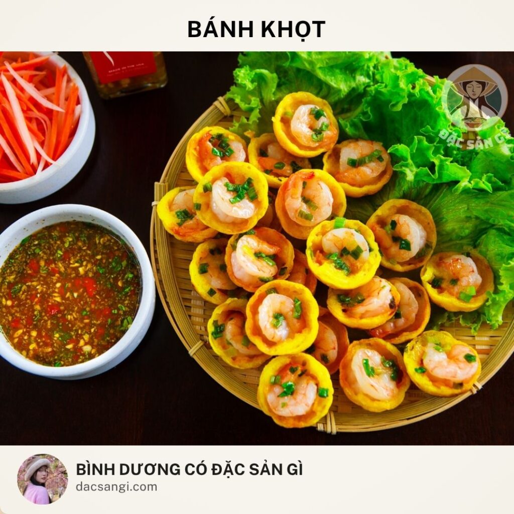 Đặc sản bánh khọt Bình Dương