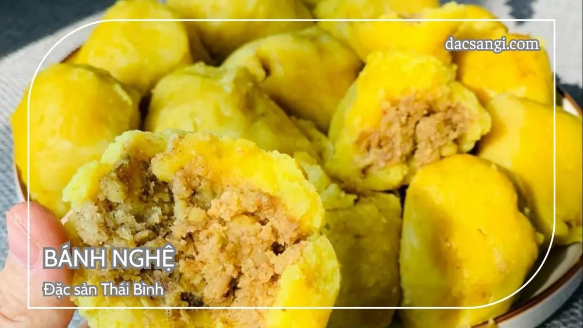 Thái Bình có đặc sản gì? Top 19 đặc sản Thái Bình nên thử và mua về làm quà Đặc sản bánh nghệ Thái Bình