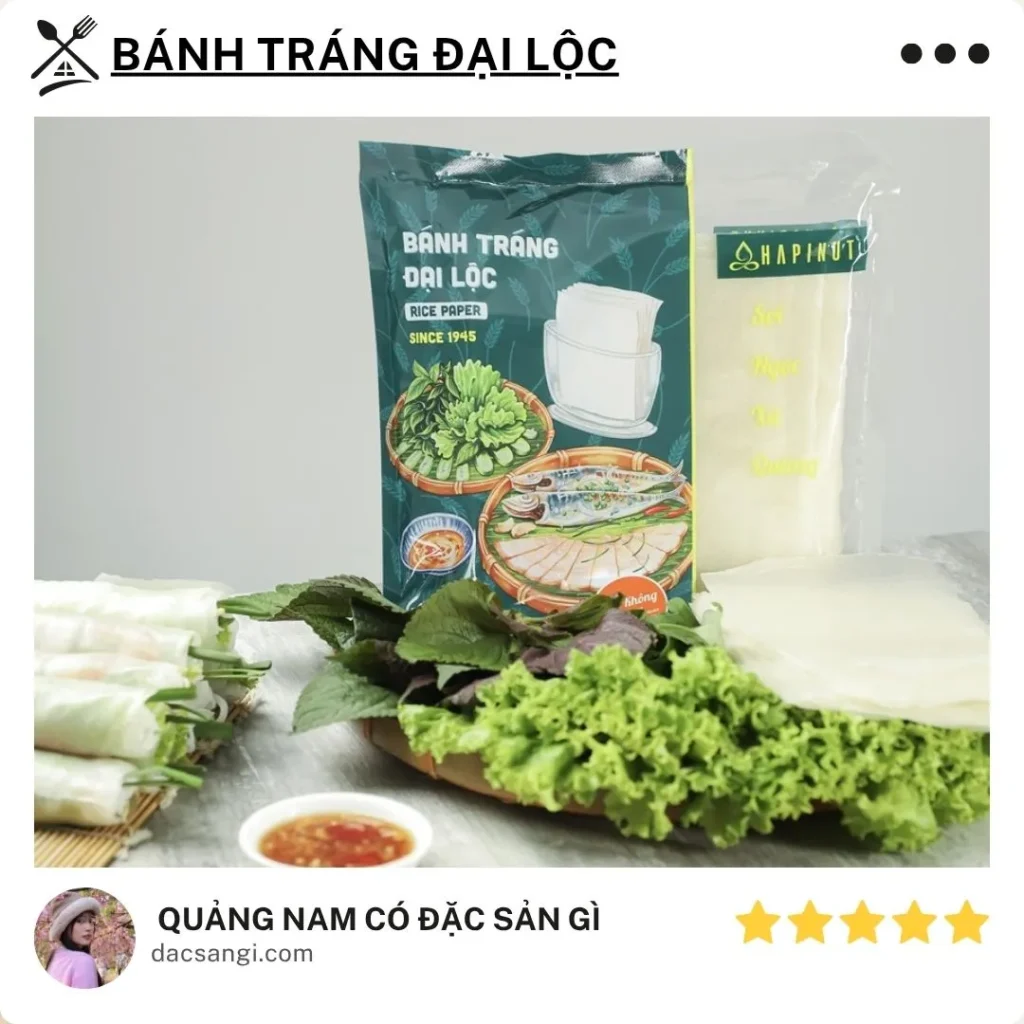 Quảng Nam có đặc sản gì? Top 16 món đặc sản Quảng Nam ngon, dễ mang làm quà Đặc sản bánh tráng Đại Lộc