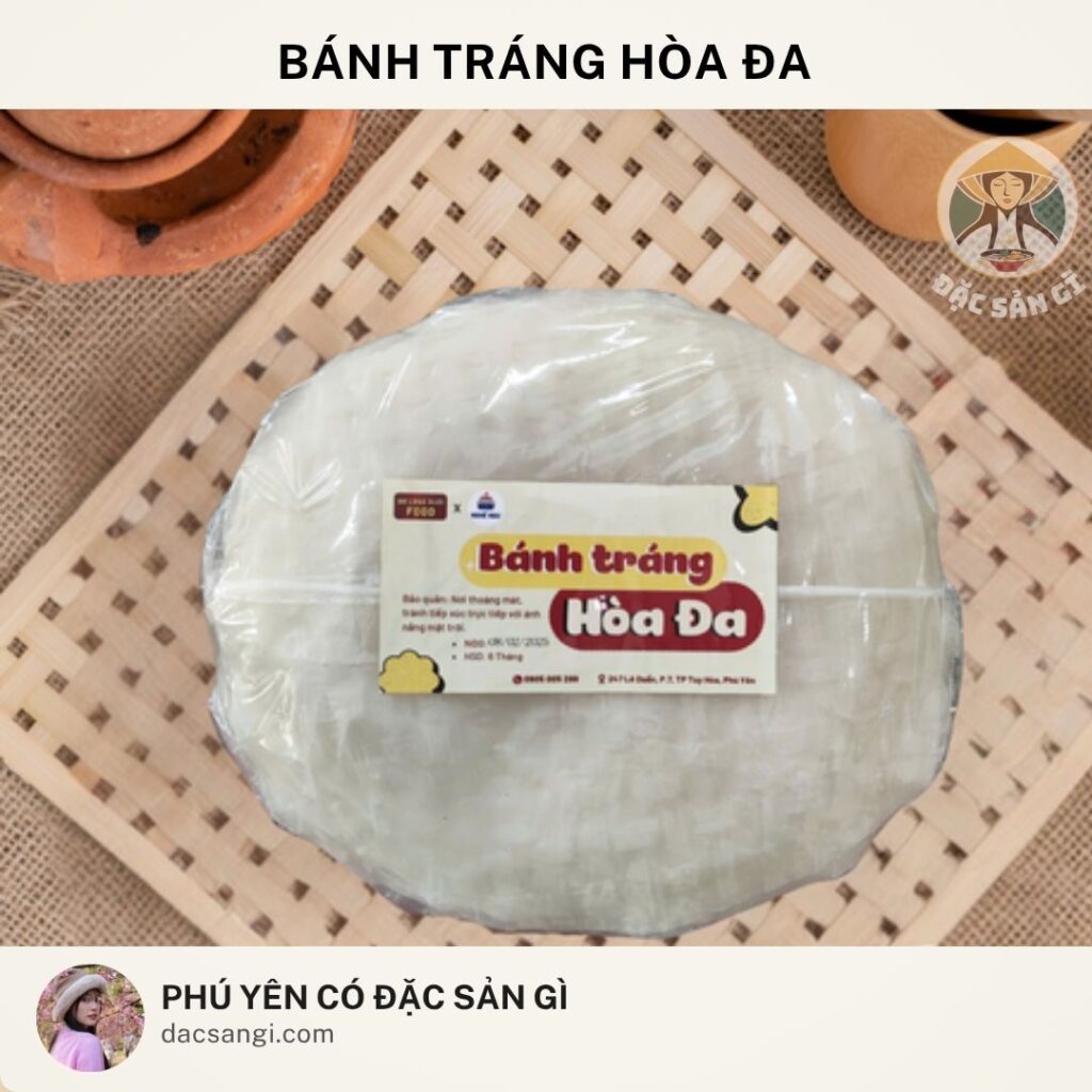 Đặc sản bánh tráng Hòa Đa