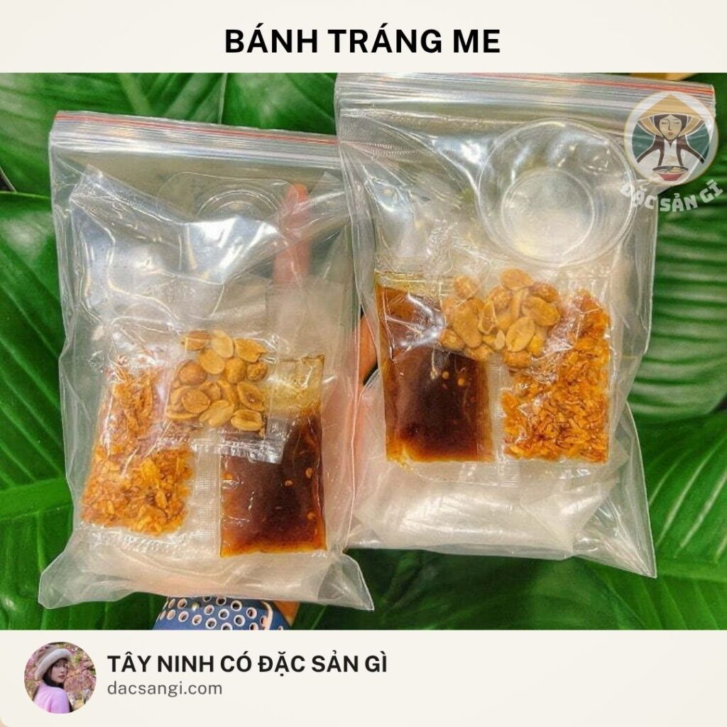 Đặc sản bánh tráng me Tây Ninh