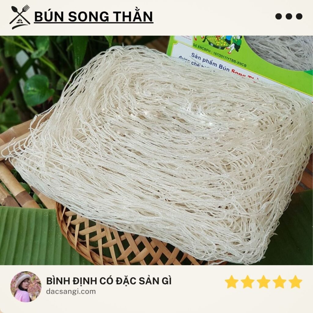 Bình Định có đặc sản gì? 15 đặc sản Bình Định trứ danh nên thử và mua về làm quà Đặc sản bún Song Thằn