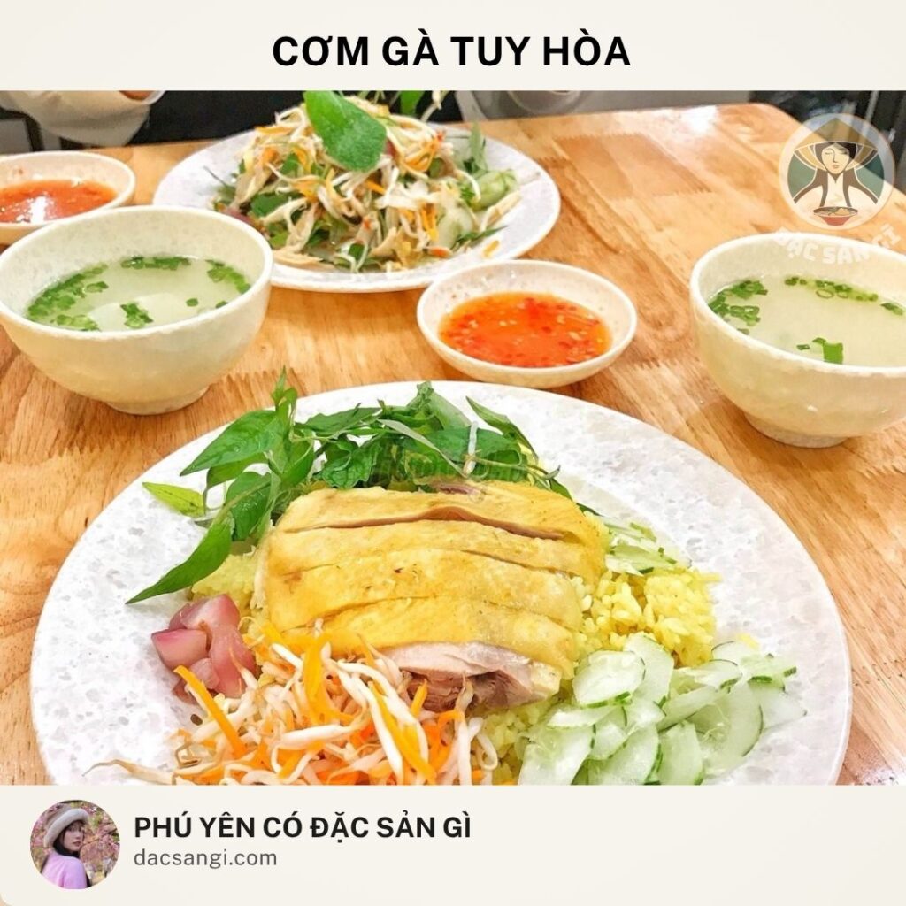 Đặc sản cơm gà Tuy Hòa