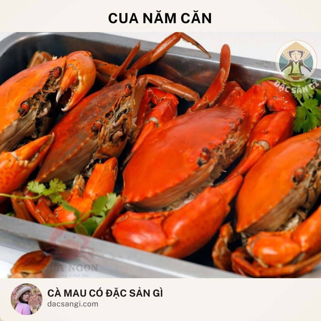 Đặc sản cua Năm Căn