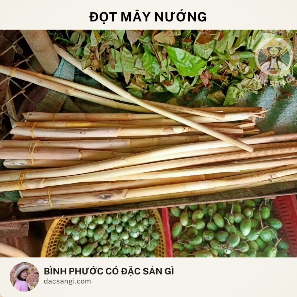 Đặc sản đọt mây nướng Bình Phước