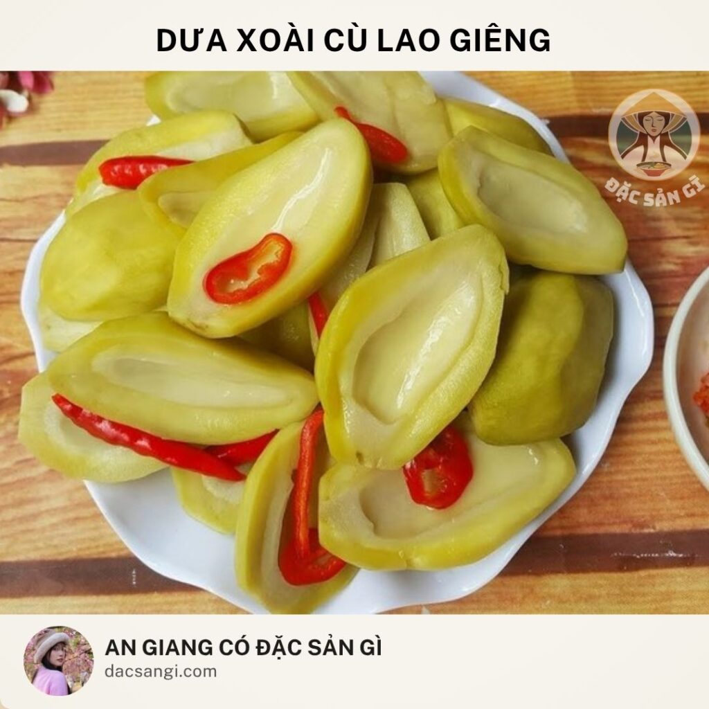 Đặc sản Dưa xoài Cù Lao Giêng