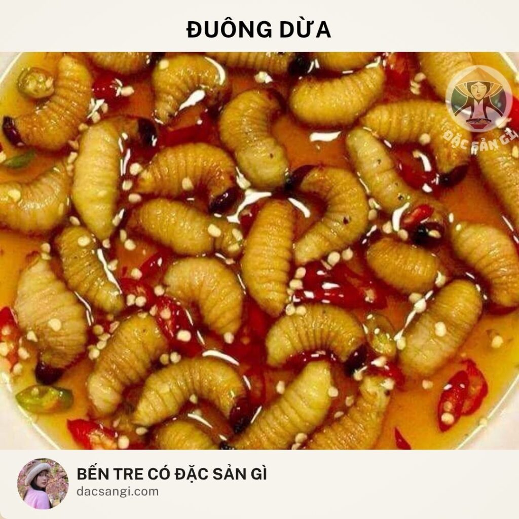 Đặc sản đuông dừa Bến Tre
