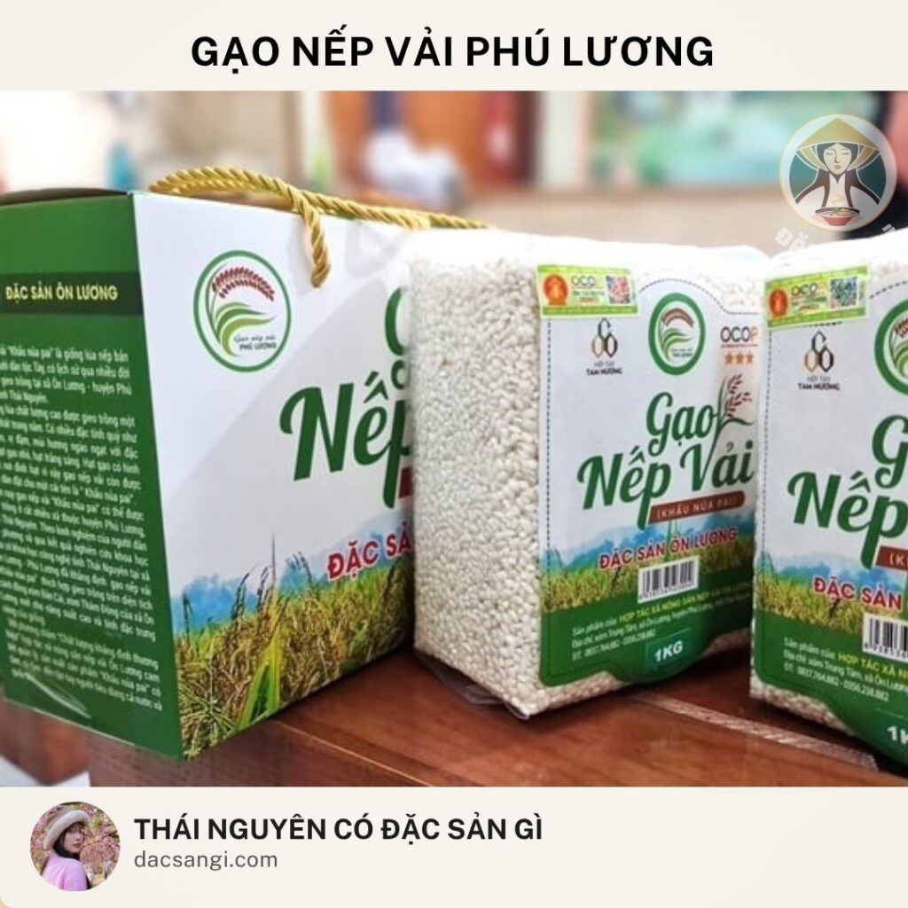 Thái Nguyên có đặc sản gì? Tham khảo 22 đặc sản Thái Nguyên nên mua làm quà Đặc sản gạo nếp Vải Phú Lương