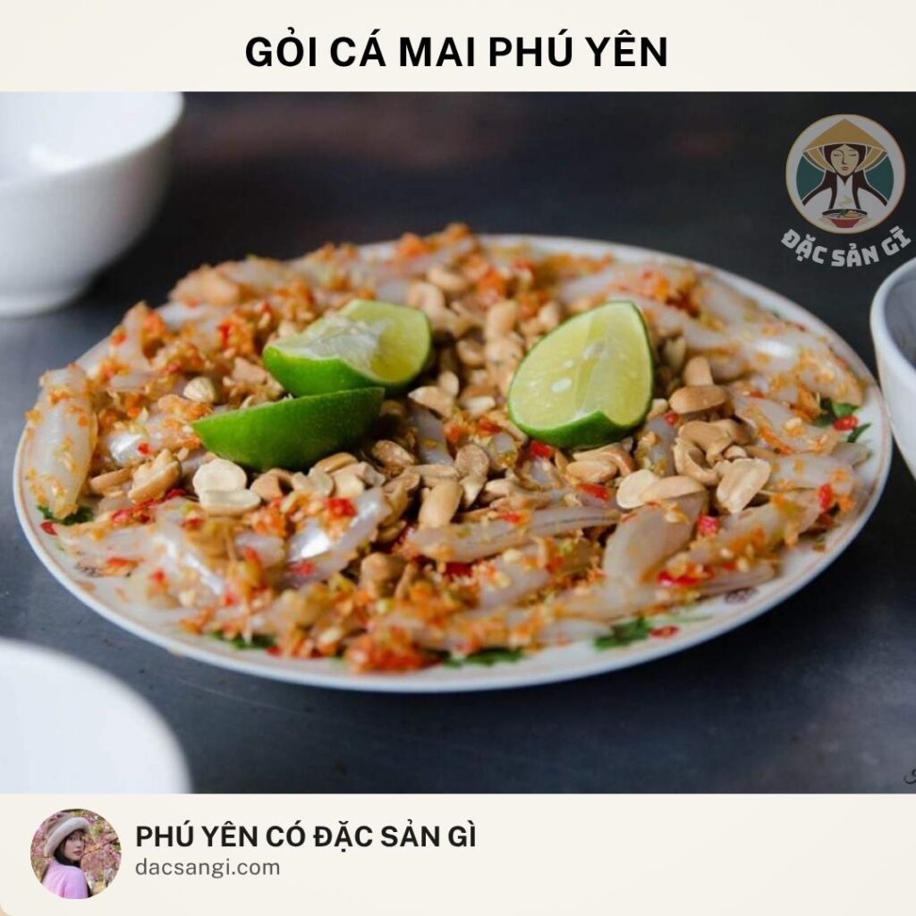 Đặc sản gỏi cá mai Phú Yên