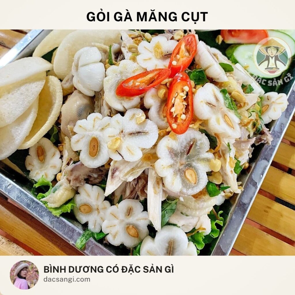 Đặc sản gỏi gà măng cụt