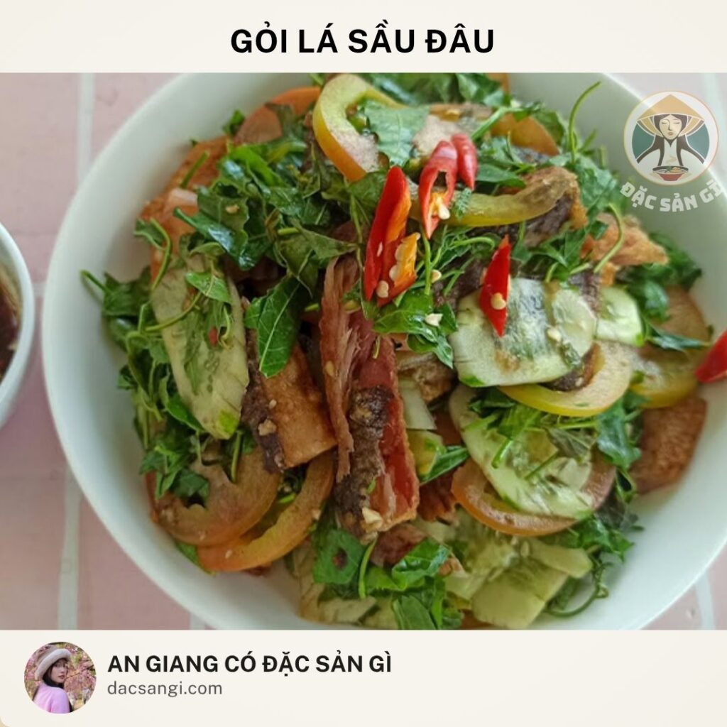 Đặc sản Gỏi lá sầu đâu An Giang