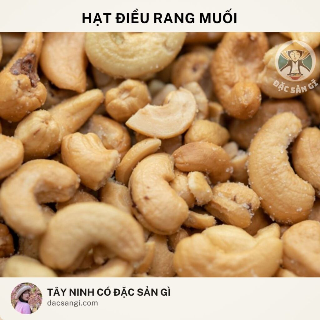 Đặc sản hạt điều rang muối Tây Ninh