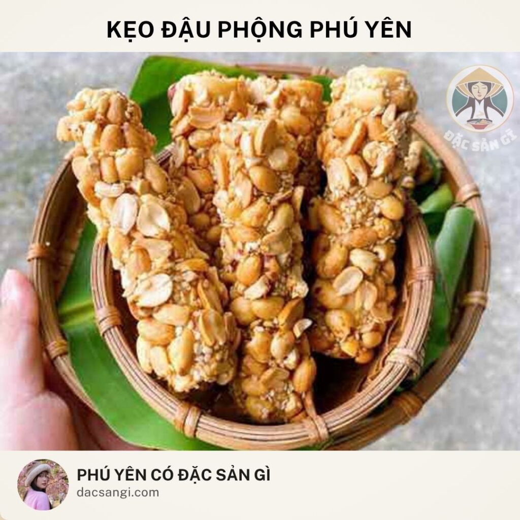 Đặc sản kẹo đậu phụng Phú Yên
