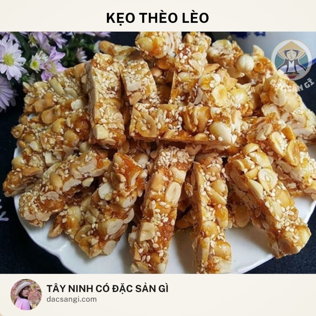 Đặc sản kẹo thèo lèo Tây Ninh
