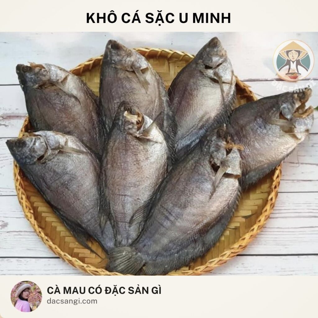 Đặc sản khô cá sặc U Minh