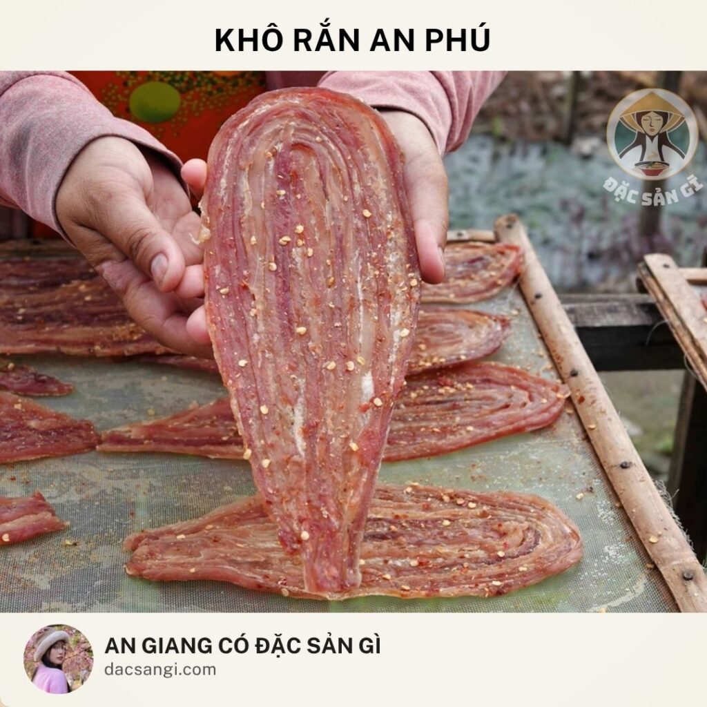 Đặc sản Khô rắn An Phú