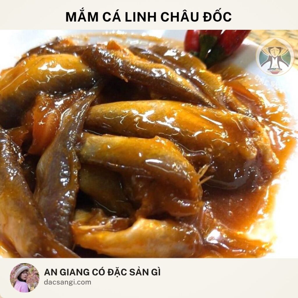 Đặc sản Mắm cá linh Châu Đốc
