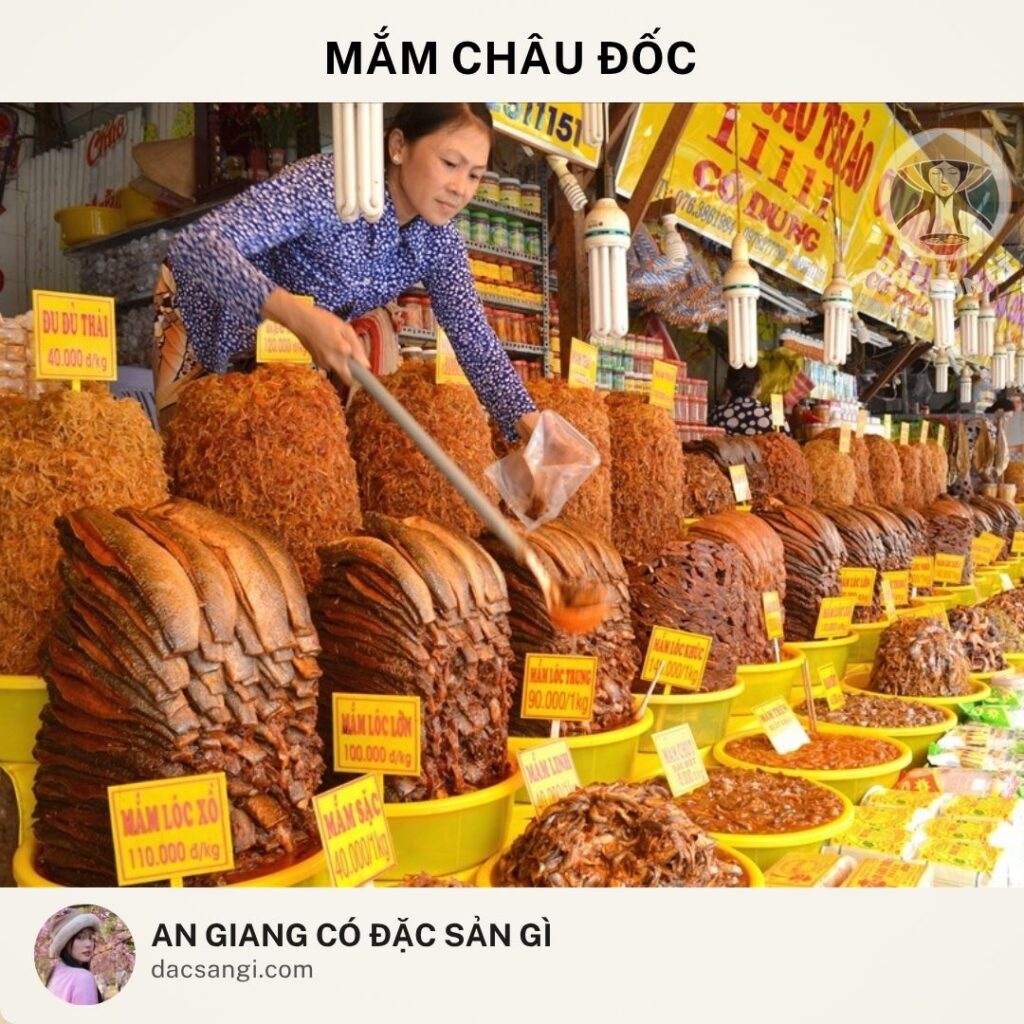 Đặc sản Mắm Châu Đốc