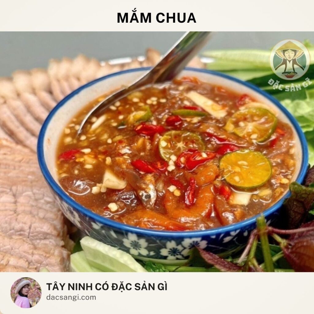 Đặc sản mắm chua Tây Ninh