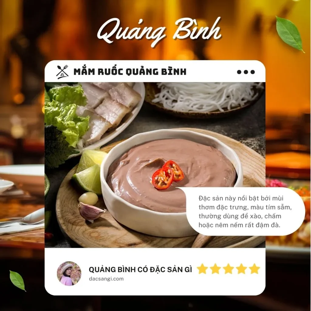Quảng Bình có đặc sản gì? Tổng hợp 20 đặc sản Quảng Bình ngon, ăn tại chỗ hay làm quà đều tuyệt Đặc sản mắm ruốc Quảng Bình