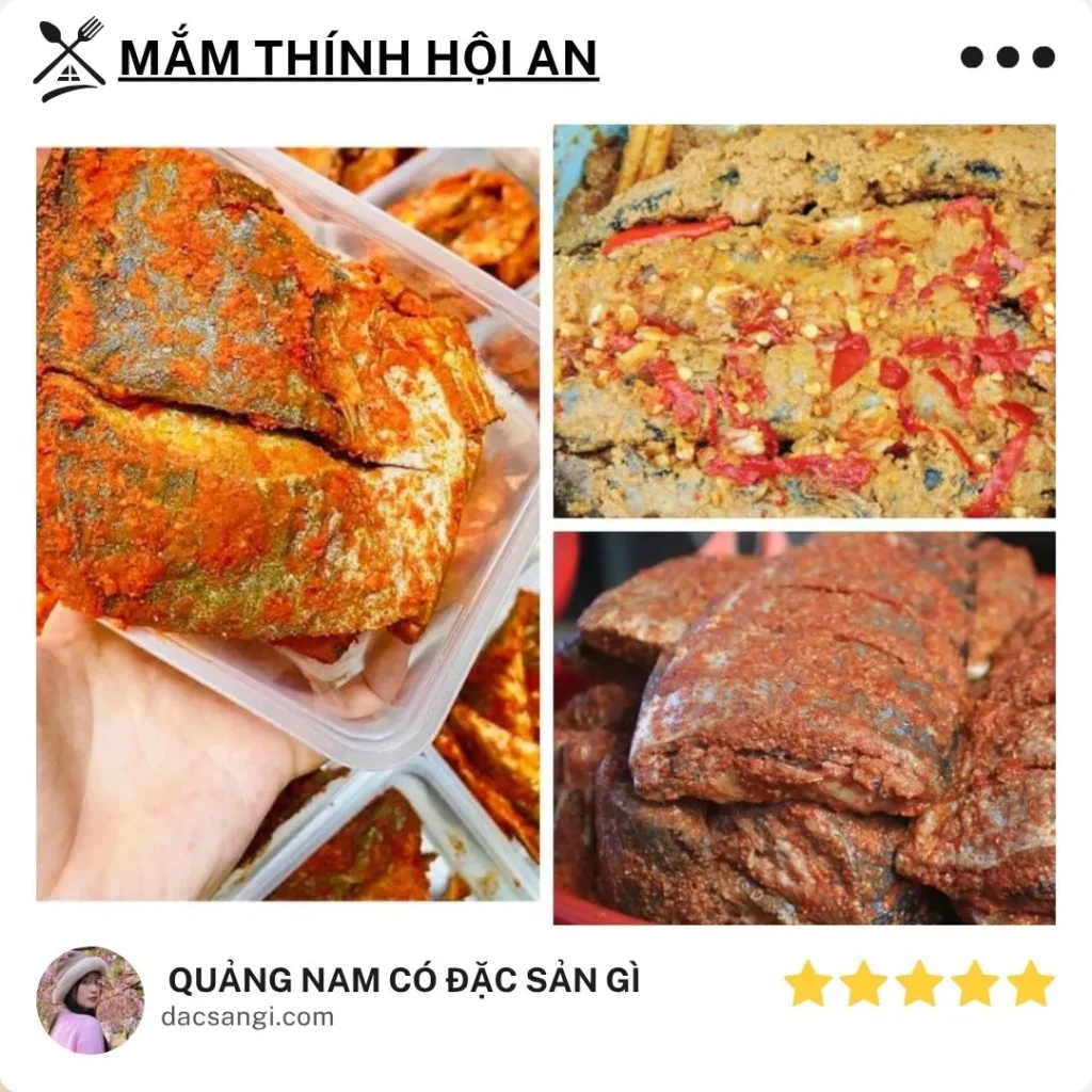 Quảng Nam có đặc sản gì? Top 16 món đặc sản Quảng Nam ngon, dễ mang làm quà Đặc sản mắm thính Hội An