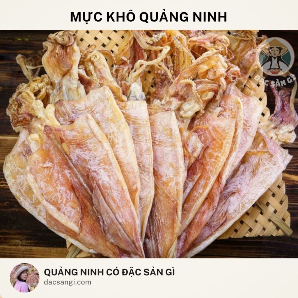 Quảng Ninh có đặc sản gì? 19 đặc sản Quảng Ninh ngon bổ rẻ đáng mua nhất Đặc sản mực khô Quảng Ninh
