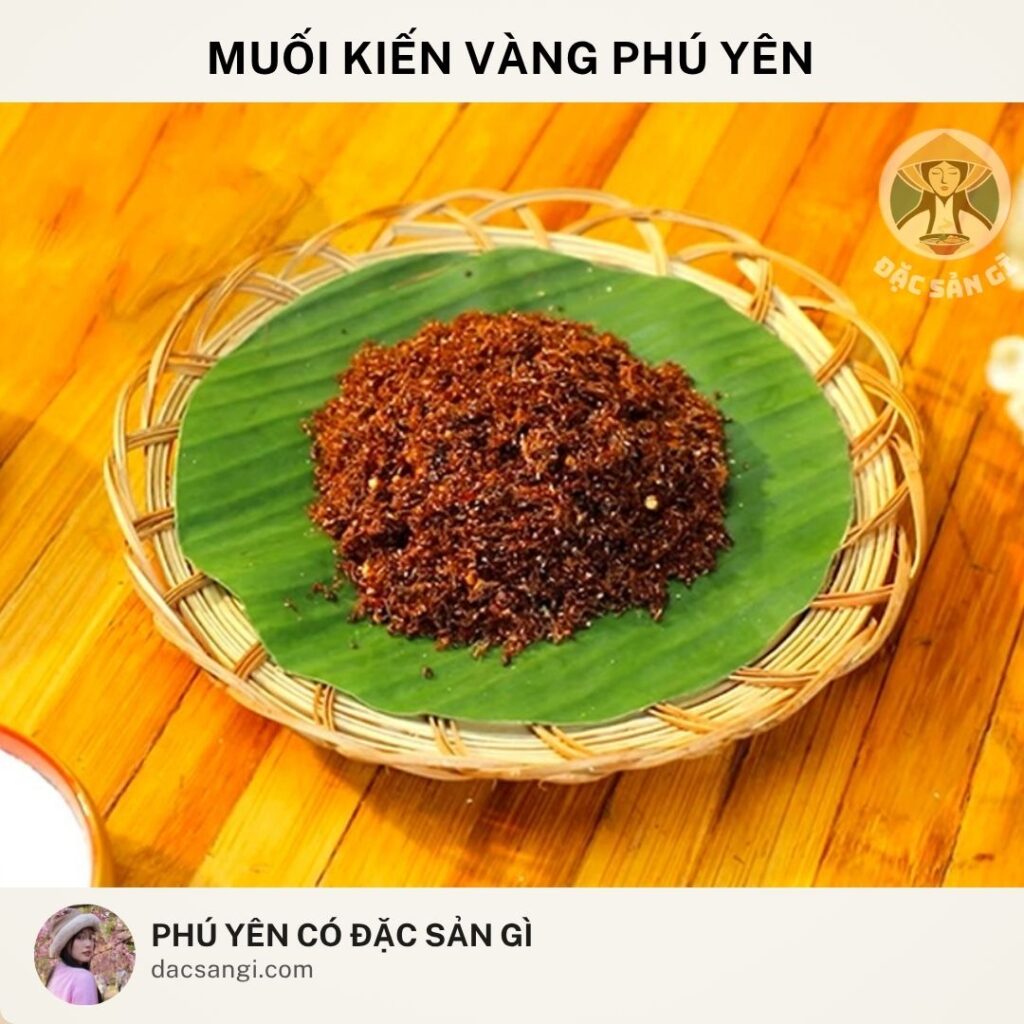 Đặc sản muối kiến vàng Phú Yên