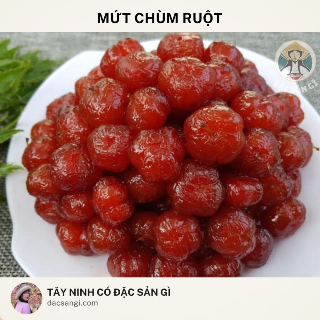 Đặc sản mứt chùm ruột Tây Ninh