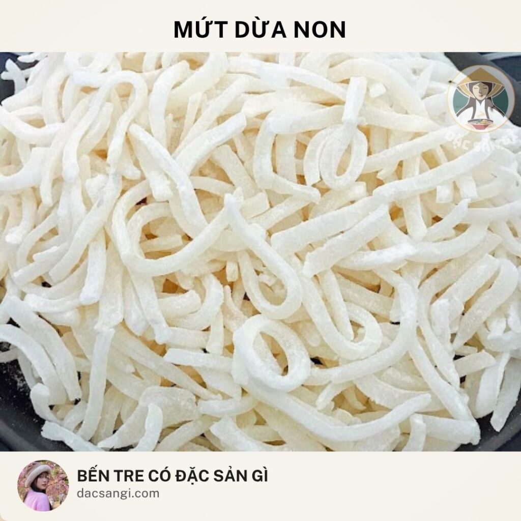 Đặc sản mứt dừa non Bến Tre
