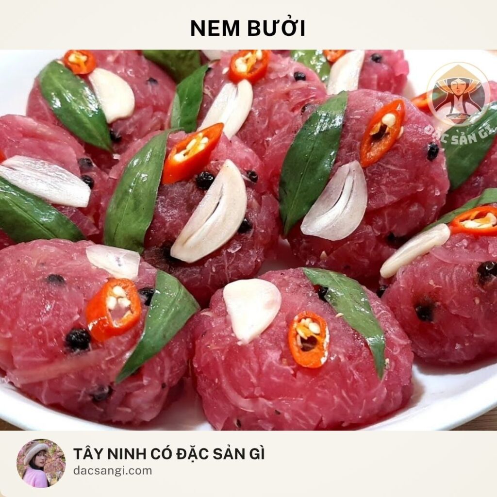 Đặc sản nem bưởi Tây Ninh