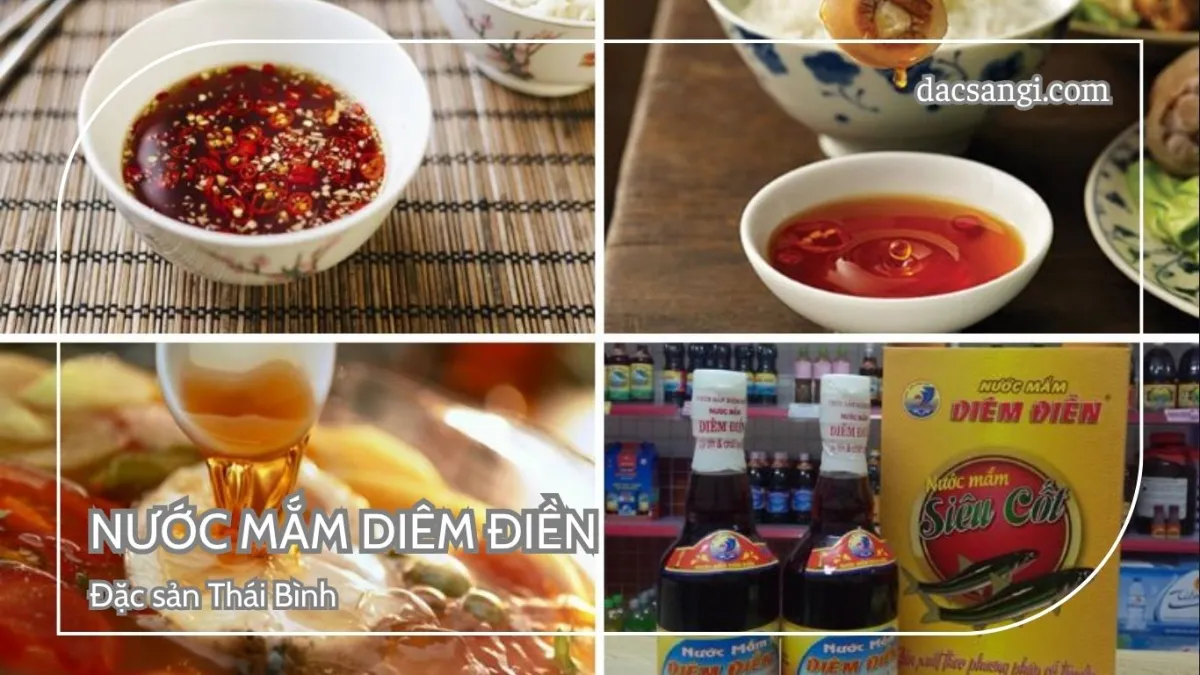 Thái Bình có đặc sản gì? Top 19 đặc sản Thái Bình nên thử và mua về làm quà Đặc sản nước mắm Diêm Điền