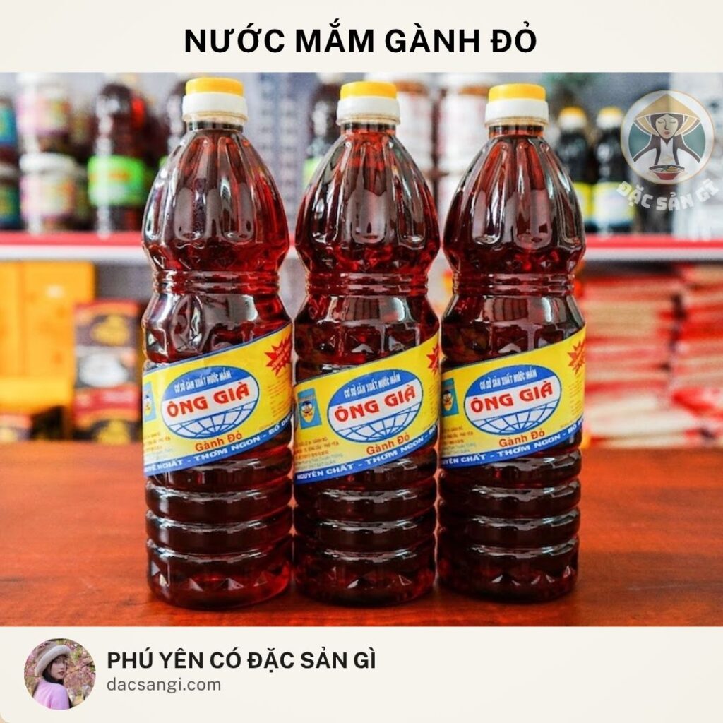 Đặc sản nước mắm Gành Đỏ