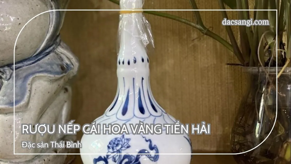 Thái Bình có đặc sản gì? Top 19 đặc sản Thái Bình nên thử và mua về làm quà Đặc sản rượu nếp cái hoa vàng Tiền Hải