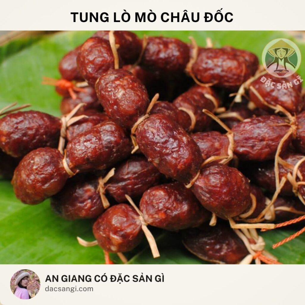 Đặc sản Tung lò mò Châu Đốc