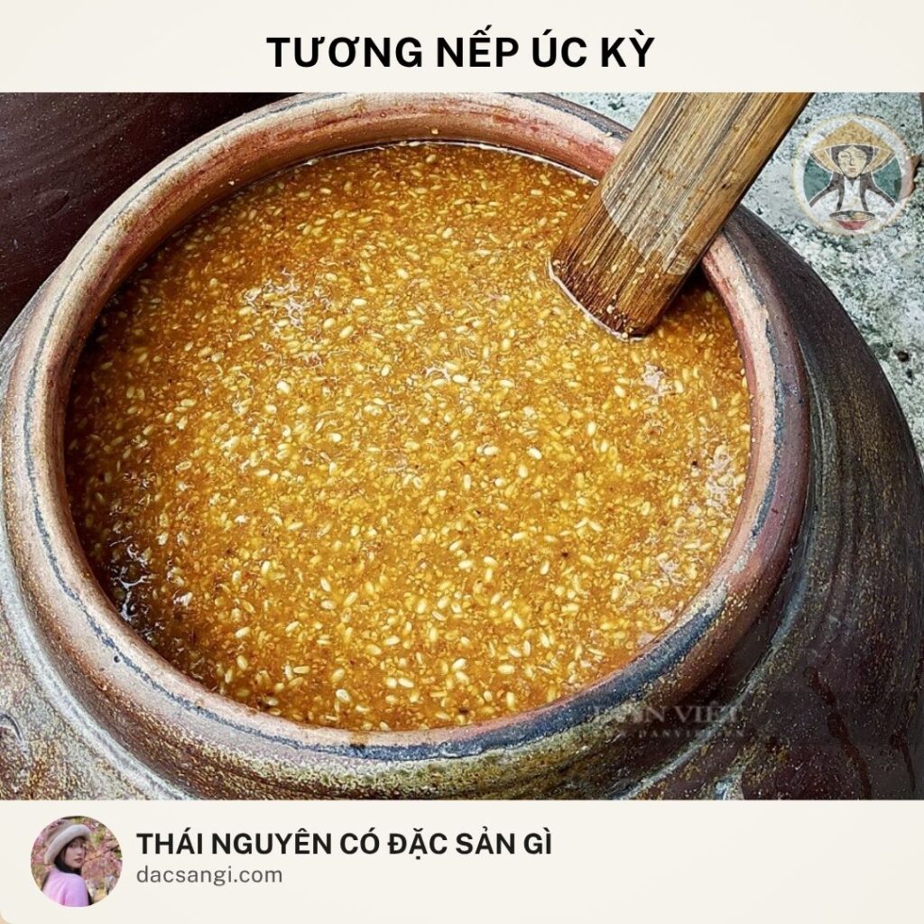 Thái Nguyên có đặc sản gì? Tham khảo 22 đặc sản Thái Nguyên nên mua làm quà Đặc sản tương nếp Úc Kỳ